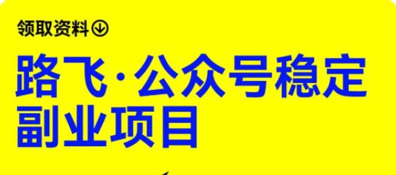 路飞·公众号稳定副业项目，你只要无脑去推广，粉丝和收入，自然就来了-南青云资源库