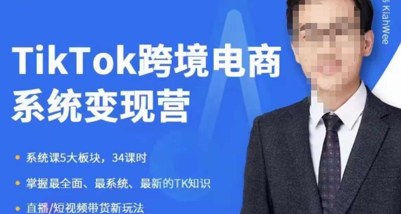 嘉伟5月新课《TiKToK跨境电商变现营》跨境电商系统传授TikTok玩法，从小白到高手，真正的电商实战课程-南青云资源库