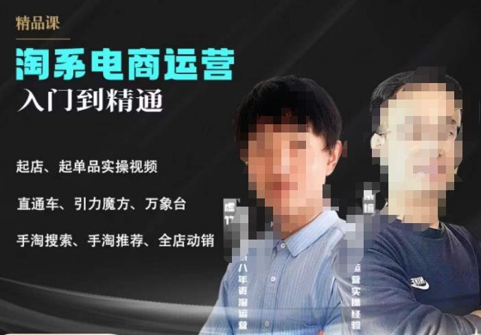 2023手淘搜索实操课+体系化课程，​起店起单品实操视频课程-南青云资源库