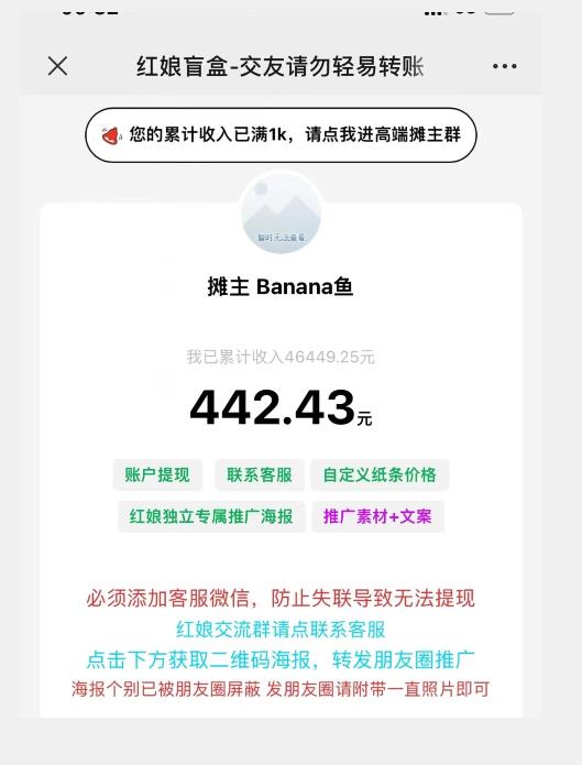 盲盒交友5.0，男粉变现实操项目，亲测变现效果极好【揭秘】-南青云资源库