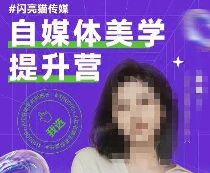 自媒体美学提升营，手把手带你提升品牌审美，做一个有调性的博主-南青云资源库