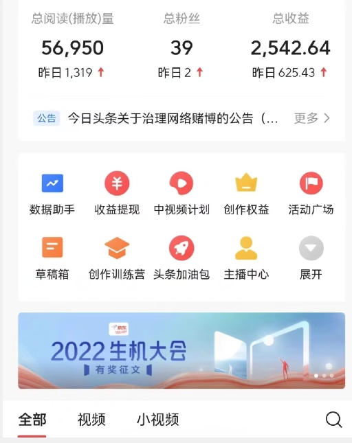全新蓝海，西瓜视频流量掘金项目，简单上手适合0基础小白，暴力玩法日入500＋【揭秘】-南青云资源库