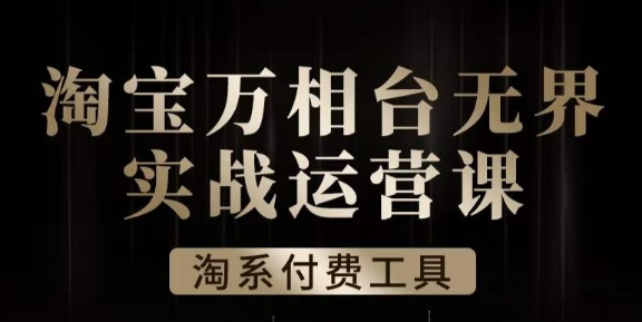 沧海·淘系万相台无界实战运营课，万相台无界实操全案例解析-南青云资源库