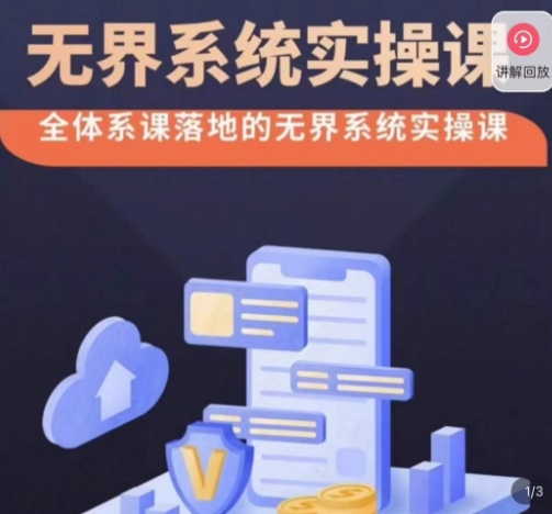 老衲·无界系统实操课，全体系落地无界改版后选择、出价、高投产做付费引流-南青云资源库