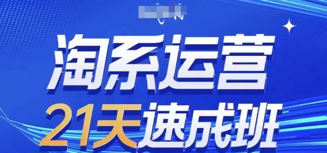淘系运营21天速成班(更新24年5月)，0基础轻松搞定淘系运营，不做假把式-南青云资源库