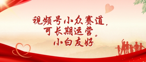 视频号小众赛道，可长期运营，小白友好【揭秘】-南青云资源库