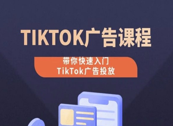 TikTok广告投放课程，从0-1实操课，带你快速入门TikTok广告投放-南青云资源库